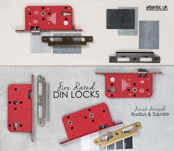 ALKDINED60PC Atlantic DIN Euro Profile Deadlock Double Throw 60mm backset - Polished Chrome - Image 2