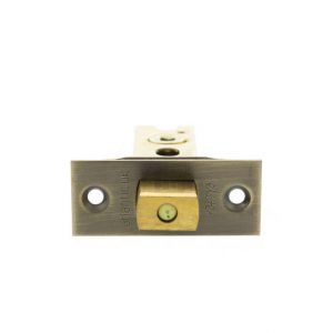 Fire-Rated CE Marked Bolt Through Heavy Duty Tubular Deadbolt 3" - Matt Antique Brass