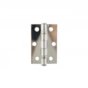 Ball Bearing Hinges 3" x 2" x 2mm - Polished Chrome