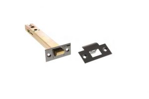 Heavy Duty Bolt Through Tubular Latch 6" - Black Nickel