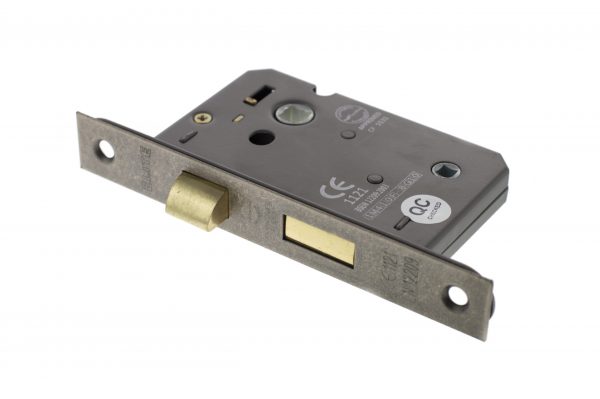 ALKBATH25DS Atlantic Bathroom Lock [CE] 2.5" - Distressed Silver