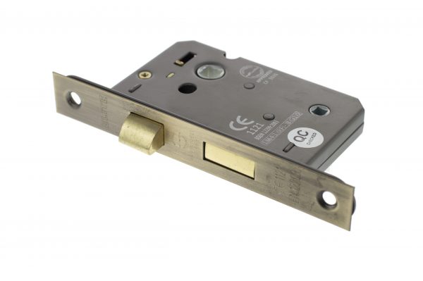 ALKBATH25MAB Atlantic Bathroom Lock [CE] 2.5" - Matt Antique Brass