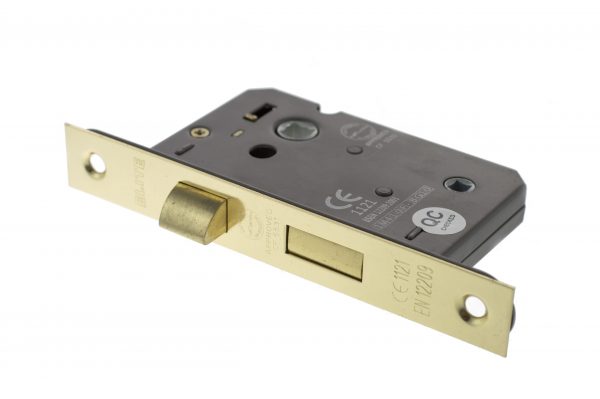 ALKBATH25PB Atlantic Bathroom Lock [CE] 2.5" - Polished Brass