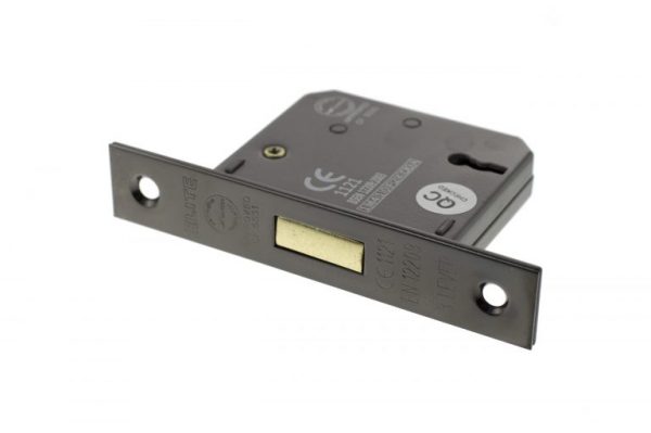 3 Lever Key Deadlock [CE] 2.5" - Black Nickel
