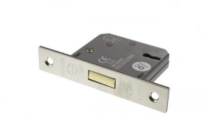 3 Lever Key Deadlock [CE] 3" - Polished Nickel