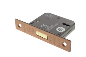 3 Lever Key Deadlock [CE] 3" - Urban Satin Copper