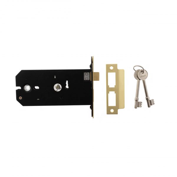 ALKHZSSC Atlantic Horizontal 3 Lever Sashlock 6" - Satin Chrome - Image 2