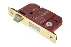 5 Lever Key Sashlock [BS] 2.5" - Polished Brass