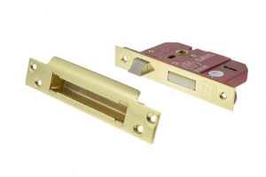 5 Lever Key Sashlock [BS] 3" - Polished Brass