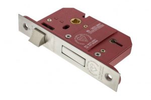 5 Lever Key Sashlock [BS] 2.5" - Satin Chrome