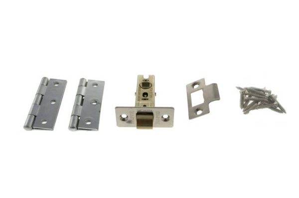 Latch Pack [CE] 2.5" (Latch x1) + 3"x2" (Hinge x2) - Polished Nickel