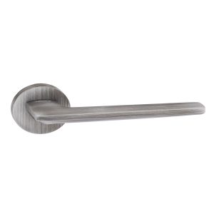 FMR422UG Forme Boston Lever Door Handle on Minimal Round Rose - Urban Graphite