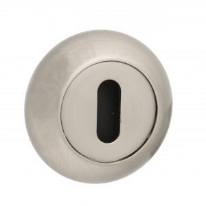 MCESCKSN Mediterranean Key Escutcheons on Round "C" Rose - Satin Nickel