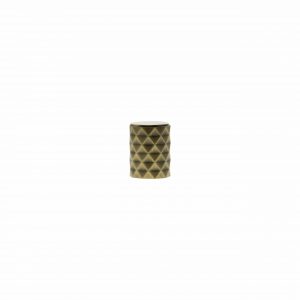 Millhouse Brass Chrysler Diamond Cylinder Cabinet Knob Handle - Antique Brass