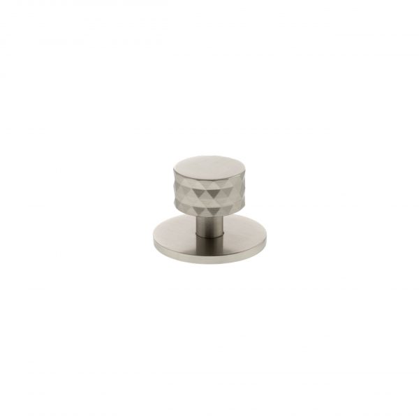 MHCBR49MB Millhouse Brass Round Cabinet Handle Backplate - Matt Black - Image 2