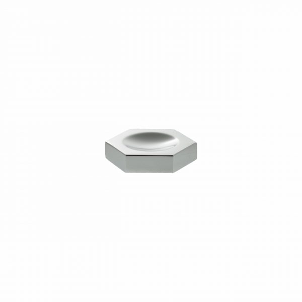 MHCH1338PC Millhouse Brass Pennington Hexagonal Finger Pull Cabinet Knob Handle - Polished Chrome - Image 3