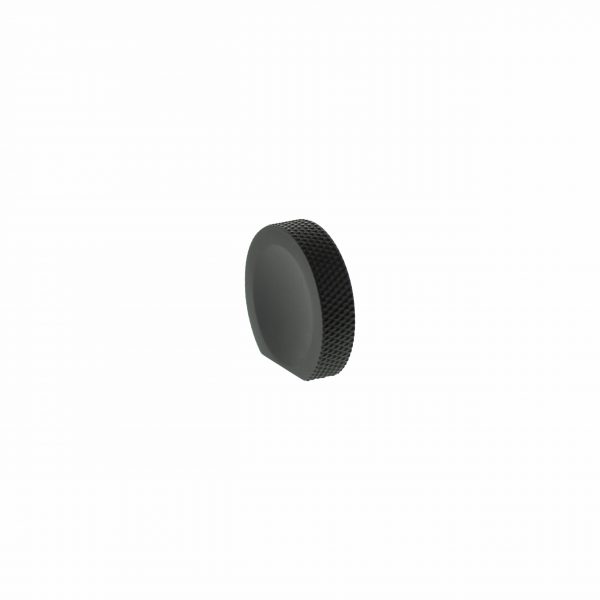 MHCK1338MB Millhouse Brass Eiffel Knurled Finger Pull Cabinet Knob Handle - Matt Black - Image 2