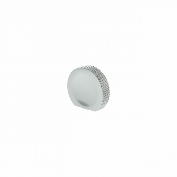 MHCK1338PC Millhouse Brass Eiffel Knurled Finger Pull Cabinet Knob Handle - Polished Chrome - Image 2