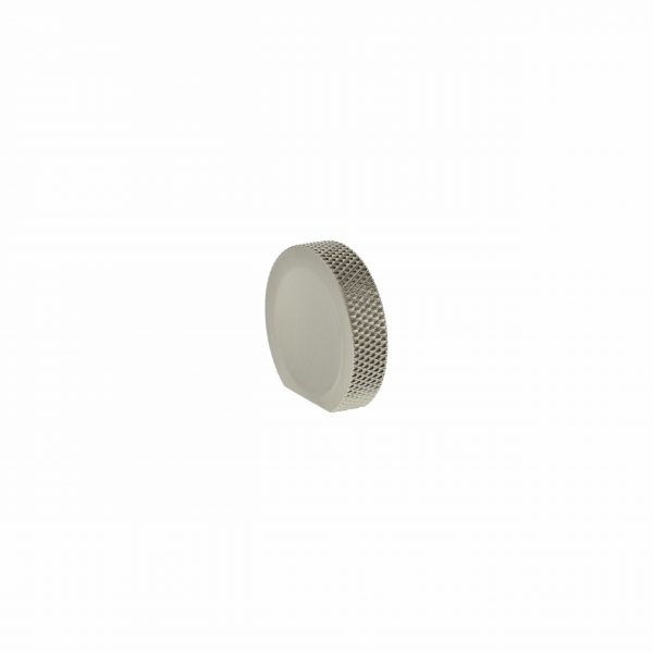 MHCK1338SN Millhouse Brass Eiffel Knurled Finger Pull Cabinet Knob Handle - Satin Nickel - Image 2
