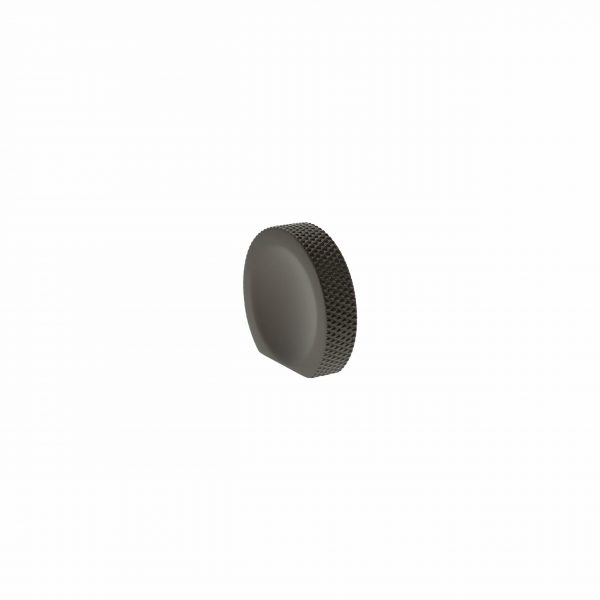 MHCK1338UDB Millhouse Brass Eiffel Knurled Finger Pull Cabinet Knob Handle - Urban Dark Bronze - Image 2