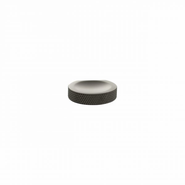 MHCK1338UDB Millhouse Brass Eiffel Knurled Finger Pull Cabinet Knob Handle - Urban Dark Bronze - Image 3