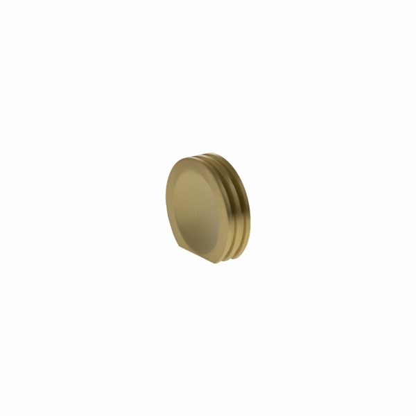 MHCL1338SB Millhouse Brass Battersea Linear Finger Pull Cabinet Knob Handle - Satin Brass - Image 2