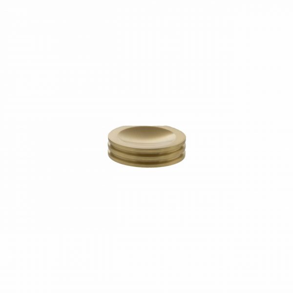 MHCL1338SB Millhouse Brass Battersea Linear Finger Pull Cabinet Knob Handle - Satin Brass - Image 3