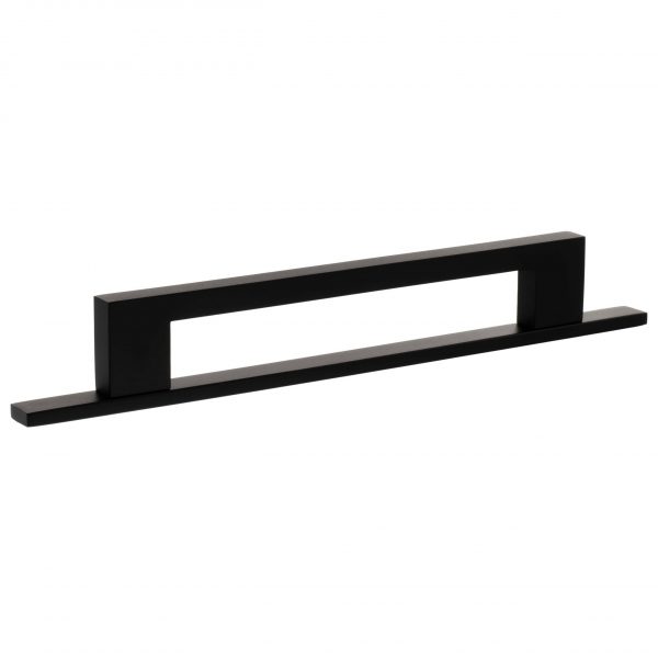 Millhouse Brass Empire Slim Cabinet Pull Handle 160mm - Matt Black - Image 2