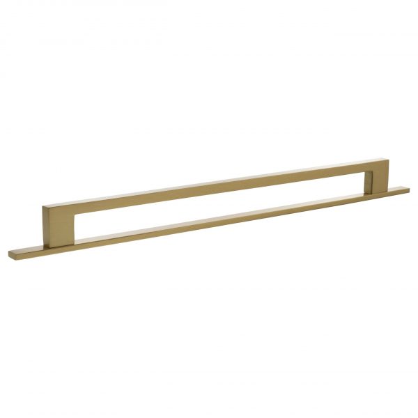Millhouse Brass Empire Slim Cabinet Pull Handle 320mm - Satin Brass - Image 2