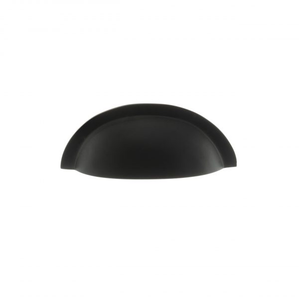 OEC1176MB Old English Winchester Solid Brass Cabinet Cup Pull on Concealed Fix - Matt Black
