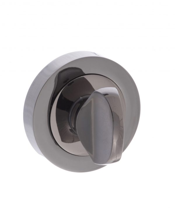 S2WCRBN STATUS WC Turn and Release on Round Rose - Black Nickel