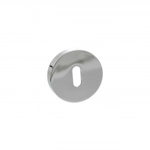 SPROESCKPC Senza Pari Key Escutcheons on Round Rose - Polished Chrome