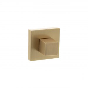 SPWCSB Senza Pari WC Turn and Release on Minimal Square Rose - Satin Brass