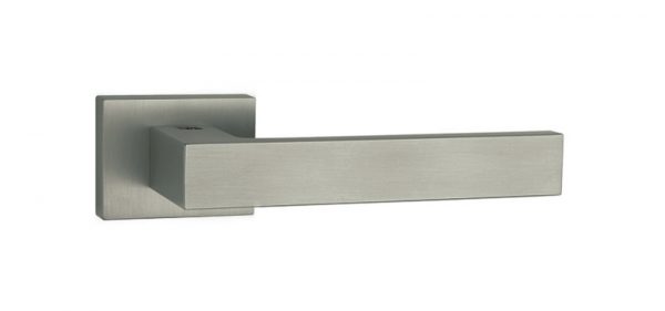 T2275LSC Tupai Rapido RetaLine Rillo Lever Door Handle on Long Rose - Satin Chrome