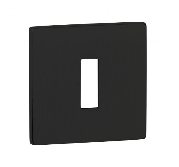 TESCKS5SMB Tupai Rapido 5S Line Key Escutcheons on 5mm Slimline Square Rose - Pearl Black